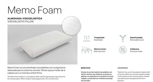 ALMOHADA VISCO FOAM