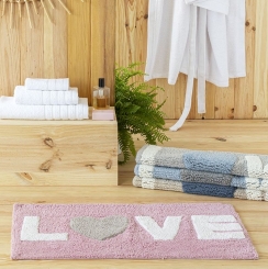 ALFOMBRA BAÑO LOVE