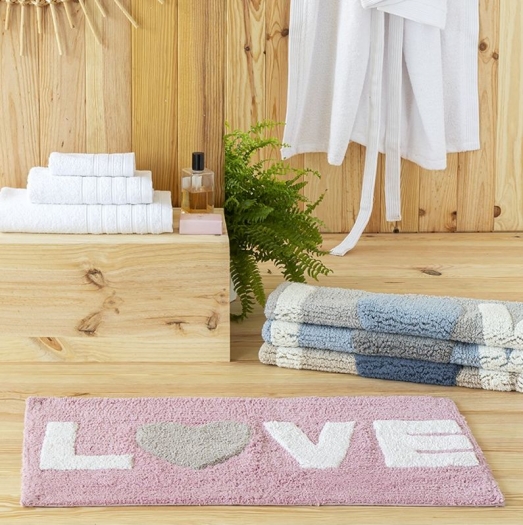 ALFOMBRA BAÑO LOVE