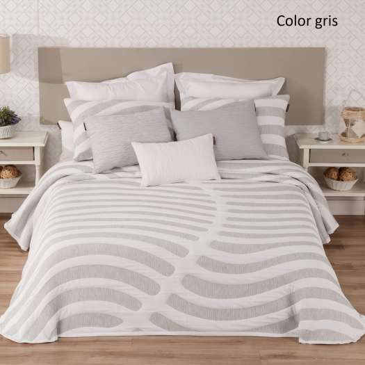 COLCHA JACQUARD ONDAS
