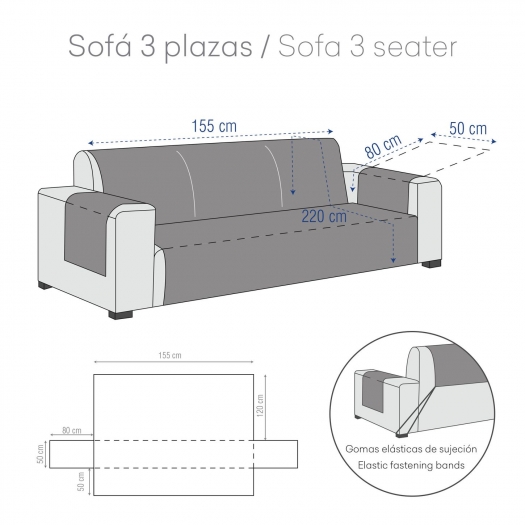 FUNDA SOFA SKY
