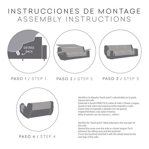 FUNDA SOFA SILVER