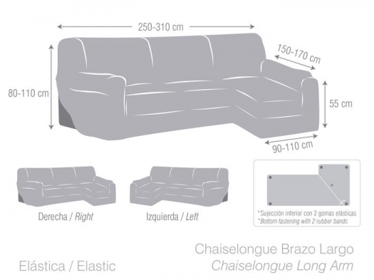 FUNDA CHAISS LONGUE IRIA