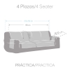 FUNDA SOFA AQUA