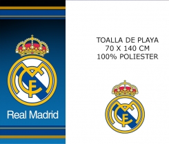 TOALLA PLAYA R.MADRID