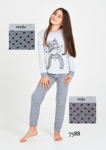 Pixamas de inverno para nenas